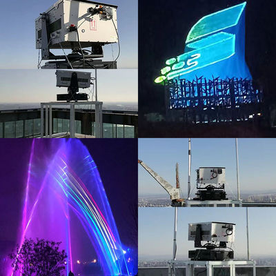 Προσαρμόσιμος 5W χειροκίνητος RGB Star Laser Show StageLight Projector