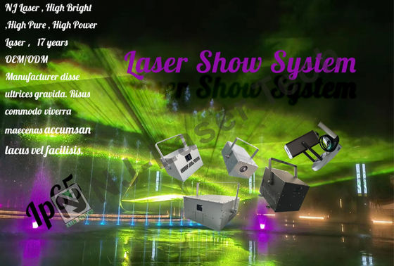Μεταμορφώστε το Διάστημα με Disco Laser Lights 50 G ισχύος και μήκος κύματος 532 Nm