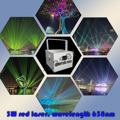 AC100-240V τάση και πράσινο λέιζερ χρώμα Laser Show με υλικό SS304