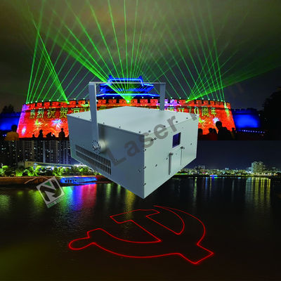 AC100-240V τάση και πράσινο λέιζερ χρώμα Laser Show με υλικό SS304