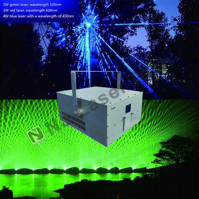 Υψηλής ισχύος Laser Light RGB Laser 500mw για αθλητικά γεγονότα και απίστευτα οπτικά αποτελέσματα