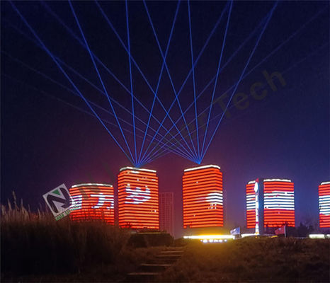 Πλήρες χρώμα RGB Ντίσκο Animation DJ Lazer Laser Lights Custom Για Νυχτερινό Κλαμπ
