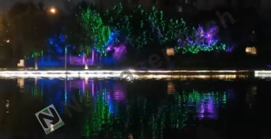 Προσαρμόσιμο 10W πλήρες χρώμα 3D Animation Laser Show Projector εξοικονόμηση ενέργειας