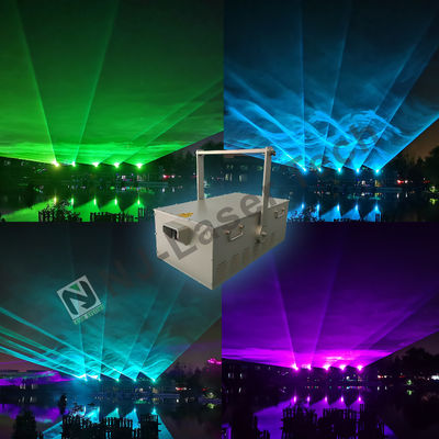 Προσαρμόσιμο 10W πλήρες χρώμα 3D Animation Laser Show Projector εξοικονόμηση ενέργειας