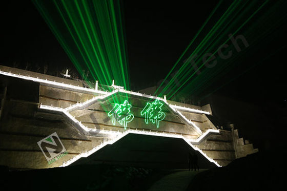 Προσαρμόσιμος 5W χειροκίνητος RGB Star Laser Show StageLight Projector
