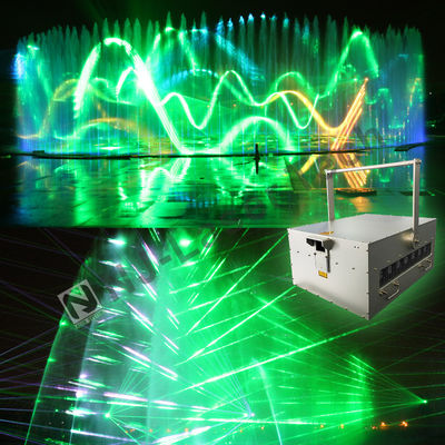 Υψηλής απόδοσης RGB Brilliant Laser Show με Laser Color Green Προσαρμοσμένο