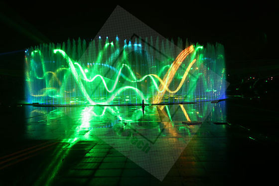 Δείξτε RGB συχνότητα παλμού λέιζερ 1-50kHz ψύξη αέρα για φωτισμό θέρετρων