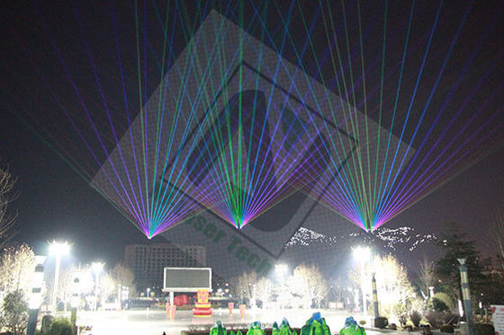 Ηλεκτρικό 240V Laser Material Rainbow Fountain Lighting για δημόσιους χώρους
