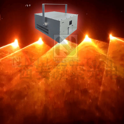 Δείξτε RGB συχνότητα παλμού λέιζερ 1-50kHz ψύξη αέρα για φωτισμό θέρετρων