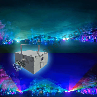 Δείξτε RGB συχνότητα παλμού λέιζερ 1-50kHz ψύξη αέρα για φωτισμό θέρετρων