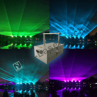 Εξωτερικό επαγγελματικό ηχητικό φορητό DJ 20Watt Rgb Stage Laser Light Machine Show εξοπλισμός