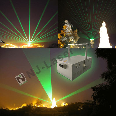 Δείξτε RGB συχνότητα παλμού λέιζερ 1-50kHz ψύξη αέρα για φωτισμό θέρετρων