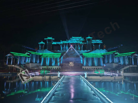 1000mW Brilliant Laser Show με σύστημα σάρωσης XY με υψηλή ταχύτητα