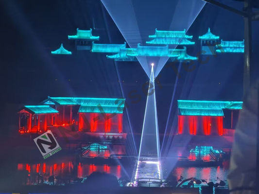300mm X 200mm X 150mm Laser Show με μπλε χρώμα και προηγμένο σύστημα ψύξης