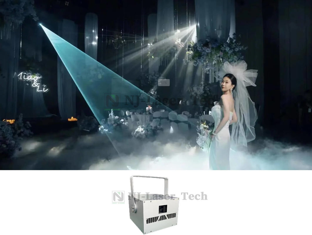 Δυναμικότητα φωτισμού λέιζερ 80W 40-60°C Περιβάλλον με τροφοδοσία ισχύος AC 220V/50Hz
